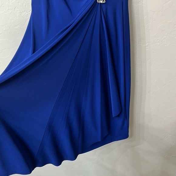 American Living blue wrap style dress size 10 - Picture 6 of 11